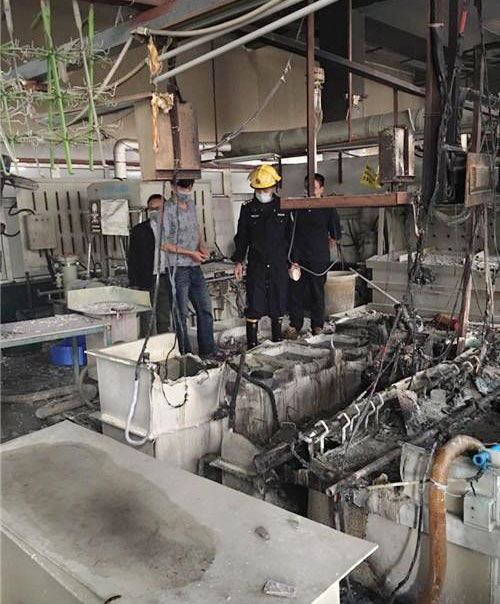 电镀加工的隐患导致电镀厂火灾